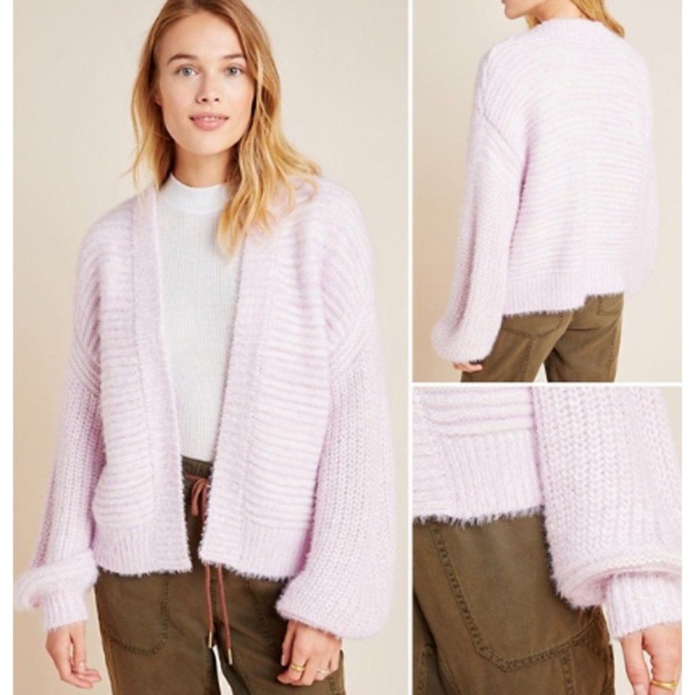 Akemi+Kin Fluffy Light Pink Cardigan Size 0/S